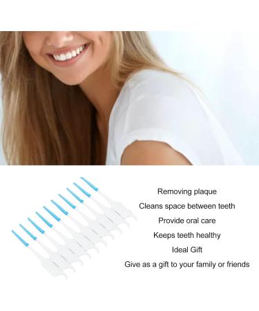 Interdental Brush - Portable 200 Pack Silicone Dental Cleaner for Oral Care - Blue - Buy Online on GoSupps.com