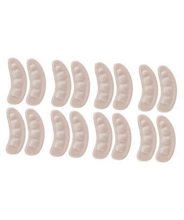 FRCOLOR 8 Pairs Non-Slip Stickers Heel Walking Work Relief Soccer Stickers Toe Sports Stickers of Girl Stickers Black Foam Padding Football Stickers High Running Flannel Comfortable Insole