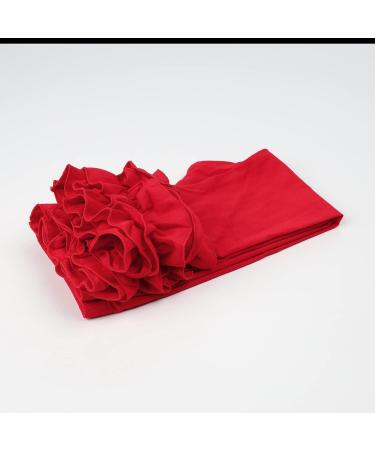 Hoolchean Girls Cotton Ruffle Leggings 3-4 Years Slim Red - Toddler & Little Kids - Buy Online on GoSupps.com
