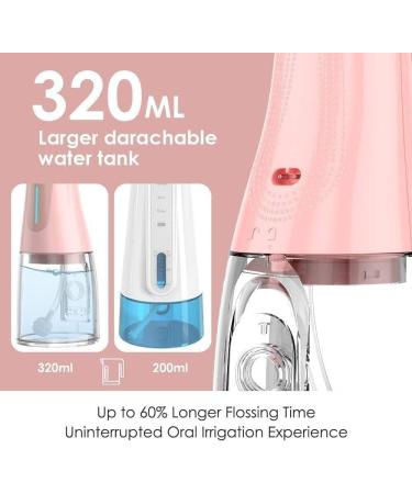 Professional Cordless Water Flosser - Rechargeable Dental Oral Irrigator with 6 Jet Tips & 6 Modes | IPX7 Waterproof | Perfect for Braces Care | Travel & Home Use - Buy Online on GoSupps.com
