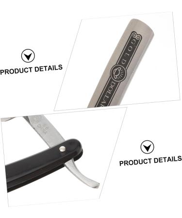 WOONEKY 1STK Manual Razor - Vintage Metal Shaving Tool for Men s Haircuts Beard Grooming & Facial Care - Buy Online on GoSupps.com