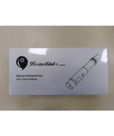 Beaut Links DerMapen Electric Microneedling Pen - 0-2.5mm Micronic Needles with LED Light for Skin Rejuvenation & Anti-Acne | 24 Needle Cartridges Included - Buy Online on GoSupps.com