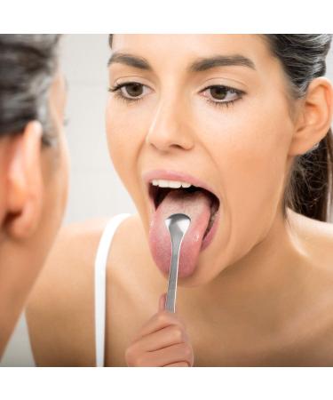 Boenfu Stainless Steel Tongue Cleaner Set - 3 Piece Tongue Scraper for Bad Breath & Oral Care - Buy Online on GoSupps.com