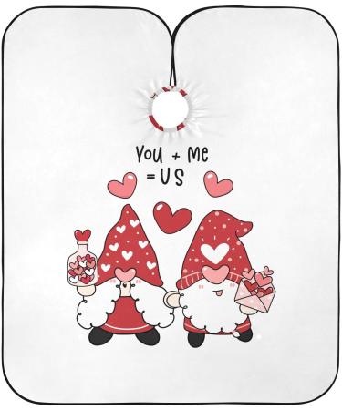 Waterproof Barber Cape - Gnome Pattern & Cheetah Haircut Bib for Men | Unisex Hair Cutting Cape - Buy Online on GoSupps.com