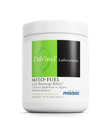 Davinci Labs Mito-Fuel - Drink Mix Supplement to Support Workout and Muscle Recovery Heart Health and Blood Circulation* - with Calcium Acetyl L-Carnitine Malic Acid and More - 300 g 30 Servings