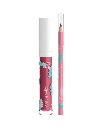 Wet n Wild Saved By The Bell Bayside Beauties Lip Kit - Lip Plumping Gloss & Liner - High Shine Tinted Gloss - Bubblegum Scent - Lisa 1114542 - Buy Online on GoSupps.com