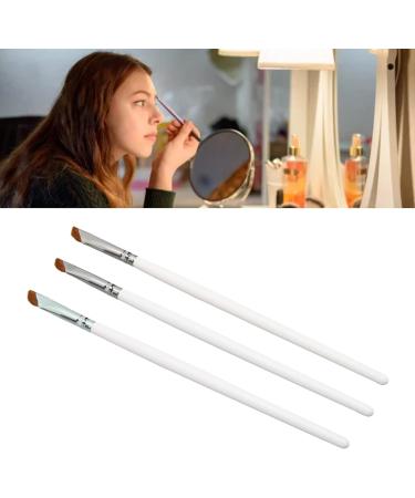 Eyeliner Brush 3PCS Slanted Eyeliner Brush Ultra Thin Slanted Head Eyeliner Brush Ultra Fine Slanted Mouth Comfortable Grip Eyeliner Makeup Brush White Nylon Bristles - Buy Online on GoSupps.com