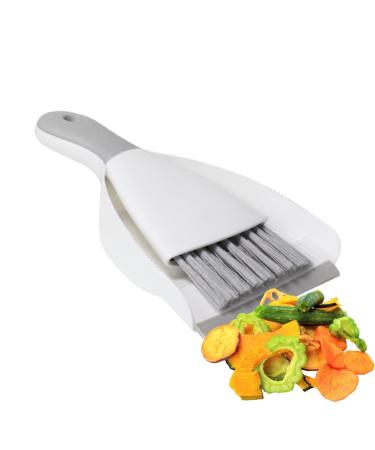 BUKISA Cleaning Brush with Dustpan Set | Cleaning Brush Dustpan Combo Set | Handheld Dustpan Combo with Handle for Desktop Kitchen Cleaning