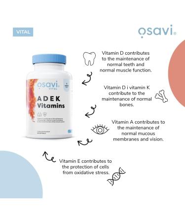 Osavi ADEK Vitamins 90 softgels - Buy Online on GoSupps.com