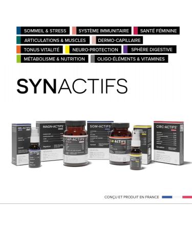 ARAGAN - Synactives - Zenactif Bio - Anti-Stress Dietary Supplement - Rhodiola Organic Lemon Balm Extracts Organic Saffron and Vitamins - 30 capsules - 15 days to 1 month taken - Made in France - Buy Online on GoSupps.com