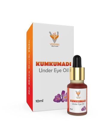 Jaan Kumkumadi Under Eye Oil To Reduce Puffiness No Parabens and Sulphates for Men And Women - 10ml