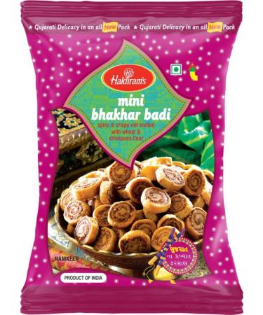 Haldiram's Mini Bhakharwadi | 200g (Pack of 2) | Popular Indian Savouries | Treat for Every Occasions | Bite Sized Snack - Buy Online on GoSupps.com