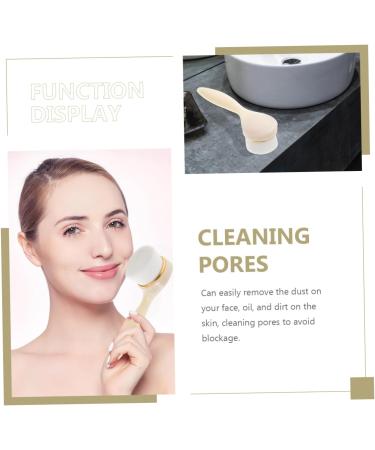 Ipetboom Face Brush Face Cleansing Brush Silicone Face Scrubber Pore Cleaner Wash Face Silicone Face Wash Brush Soft Bristle Cleaning Brush Pores Makeup Tools Silica Gel Miss - Buy Online on GoSupps.com