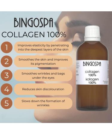 Collagen 100% - Remove Wrinkles & Eliminate Stretch Marks | 100ml BINGOSPA - Buy Now! - Buy Online on GoSupps.com