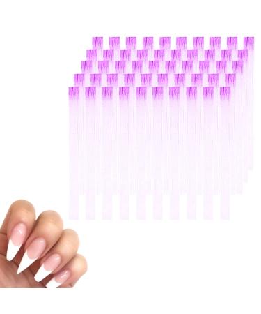 Nail extension glass fiber glass fiber for nail extension fiberails fiberglass for nail extension manicure salon tool DIY nail art manicure accessories purple (100pcs)