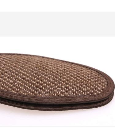Bamboo Charcoal Shoe Insoles - Sweat-Absorbent Linen Inserts for Men's Sports Shoes (2 Pairs, 26.5x5cm) - Buy Online on GoSupps.com