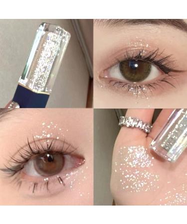 4Pcs Transparent Golden Glitter Eyeshadow Sticks Set - Sparkly Liquid Shimmer Eyeliner for Party Makeup - Buy Online on GoSupps.com