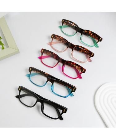 Eyekepper Stylish Women's Reading Glasses 5-Pack - Colorful +2.5 Magnification - Buy Online on GoSupps.com