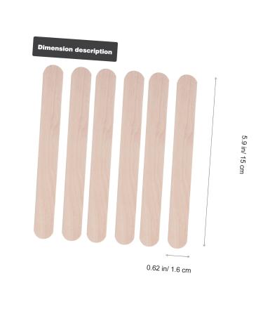 Buy Beavorty 800pcs Disposable Beauty Bar Spatula - Flat Head Stencil Tool Natural Birch Wax Applicators - Ideal for Beauty Treatments & Spa Supplies - Buy Online on GoSupps.com
