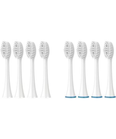 Pursonic Replacement Brush Heads for AquaSonic Toothbrushes (8 Pack) - Buy Online on GoSupps.com