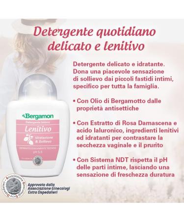 Bergamon Hydration & Relief Underwear Cleaner Ph 5.5 200 Ml Soothing Bergamot - Buy Online on GoSupps.com