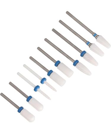 Cuticle Remover Bits High Strength Grinding Polishing Portable Polish Removal Drill Bit with Storage Box for Home for Nail Artist - Buy Online on GoSupps.com
