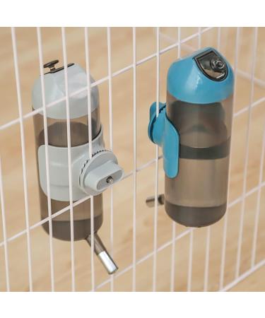 Dog Drinking Bottle 700ml - Leak-proof Pet Water Dispenser for Dogs Cats & Rabbits | Blue - Buy Online on GoSupps.com