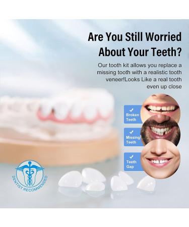 Denture Repair Kit for Missing Teeth - Moldable Fake Tooth and Thermal Beads Replacement Set - Buy Online on GoSupps.com