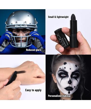 hslfuai 3Pcs Black Eyeshadow Stick for BaseballFootballSoftballLacrosse Easy to Apply Sports Eyeshadow Stick Long Lasting Halloween Face Painting Cosplay Makeup Natural - Buy Online on GoSupps.com