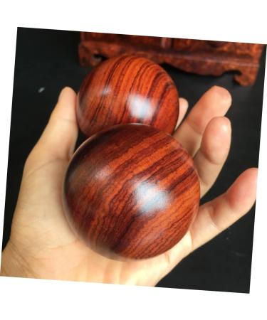Shop Minkissy Massive Wooden Massage Balls - Handmade Chinese Meditation & Practice Balls for Hand & Foot Health - 4 Pieces - Buy Online on GoSupps.com