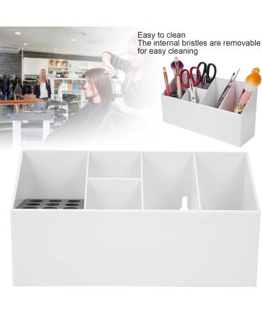 Hairdressing Tool Storage Box Scissors Organizer Holder Hair Clips Combs Multifunctional Sturdy Beautiful Suitable for Salon and Home Use (White) - Buy Online on GoSupps.com