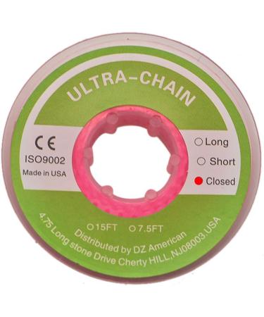 MIBICIRI Dental Orthodontic Elastic Chain Power Chains Brace Orthodontic Spool Elastic Rubber Band 3Pcs Long Short Closed (Pink) - Buy Online on GoSupps.com