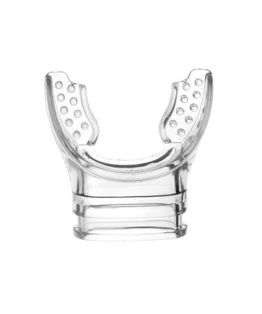 Floratek 2 PCS Transparent Silicone Snorkel Mouthpiece Soft Comfortable Spare Replacement Scuba Diving Mouthpiece for Regulators - Buy Online on GoSupps.com