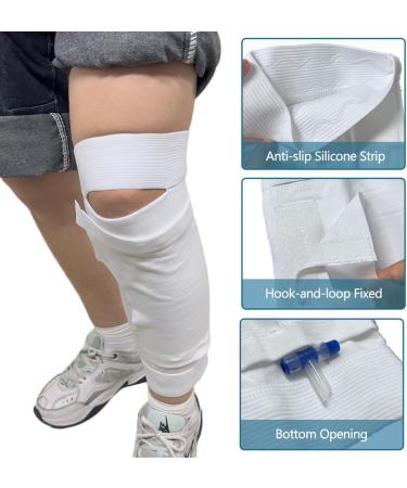 Collection Leg Bag Sleeve - Catheter Urine Drainage Calf Holder Strap for Incontinence (Small) | International Shipping Available - Buy Online on GoSupps.com