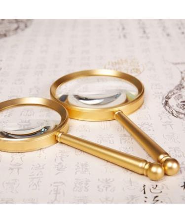 Glass Handheld Glass 8 Times 10 Times High-Definition Magnifier Old Man Reading Loupe Clock Repair Ancient Text Play Identification Enlargement Mirror Tool Magn Made in China - Buy Online on GoSupps.com