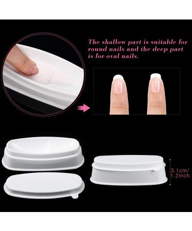 Dip Powder Nail Set with Tray, Brush, File & Buffer - 6 Pieces for DIY Nail Decoration - Buy Online on GoSupps.com