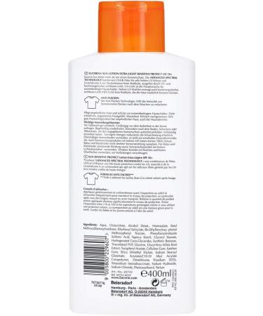 Eucerin Sensitive Protect Sun Lotion Extra Light LSF 50+ 400 ml Lotion - Buy Online on GoSupps.com