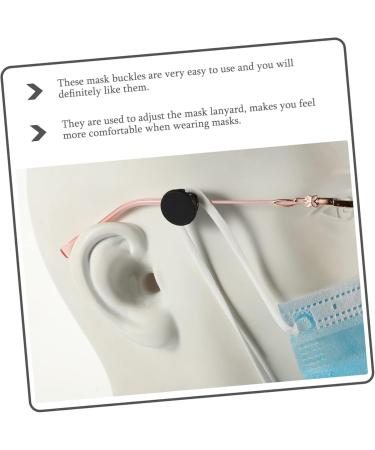 Frcolor 10-Piece Comfortable Mask Accessories: DIY Buttons Tape Buckles & Pendants for Ears & Glasses - Portable Anti-Stroking Solutions - Buy Online on GoSupps.com