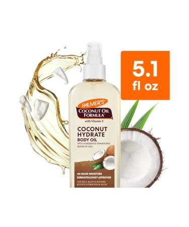 Palmers Coconut Oil Body Oil 5.1oz (150ml) 3 Pack - Hydrating Body Oil Set - Buy Online on GoSupps.com