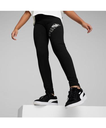 PUMA Unisex Power Leggings G 140 | Stylish & Comfortable Tights in Puma Black - Shop Internationally - Buy Online on GoSupps.com