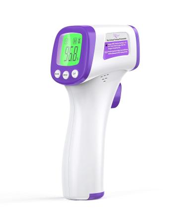KKmier Infrared Forehead Thermometer - No Contact, 3-in-1 Temperature Gun for Baby, Kids, Adults - LCD Display - Buy Online on GoSupps.com