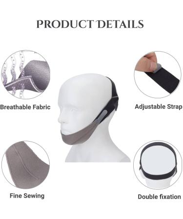Milltrip Anti Snore Chin Strap for CPAP Users - Prevent Snoring, Soft Nylon Elastic, Breathable, Nose Breathing Belt - Mouth Breathers Solution - Buy Online on GoSupps.com