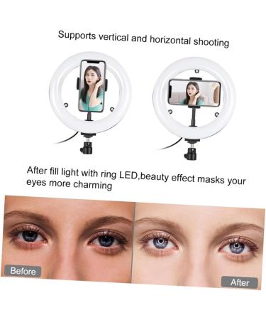Mikikit Set Cargador Usb Portable Lighting Mirror Fill Light Phone Clip Fill Videos Camera Video Desk Ring Light Camera Light Led Fill Lamp Selfie Lamp Dimmable Selfie Light - Buy Online on GoSupps.com