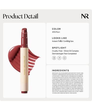 Nature Republic Honey Melting Lip & Butter Balm (PLUM & LYCHEE JELLY) Set - Moisturizing Tinted Lip Balm Peptides Sheer & Glossy - Buy Online on GoSupps.com