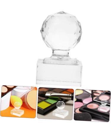 FOMIYES Eye Shadow Plate Powder Stamper Eye Shadow Stamp Tool Eyeshadow Pressing Stamper Powder Seal Acrylic 3.00X1.85X1.85CM Transparent - Buy Online on GoSupps.com