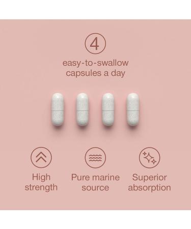 Marine Collagen Capsules 2200mg - with Hyaluronic Acid & Vitamin C - High Strength Complex for Skin Hair Support - Premium Type 1 Peptides - Collagen Supplements for Women & Men - 120 Capsules 120 count (Pack of 1) - Buy Online on GoSupps.com