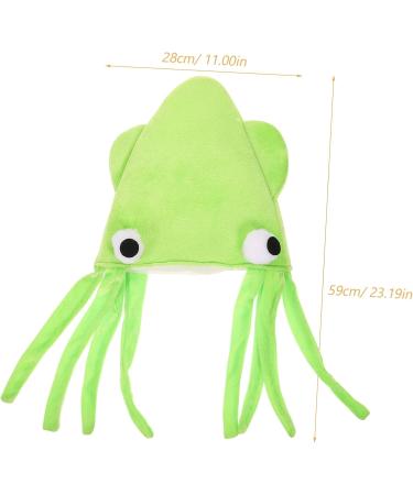 minkissy Decor Toys Costume Accessory Cartoon Animals Hat Funny Squid Hat Festival Headwear Funny Hat Cartoon Hat Prop Party Squid Hat Squid Hat Prop Creative Hat Make up Octopus Hat Velvet - Buy Online on GoSupps.com