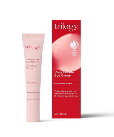 Trilogy Very Gentle Eye Cream  0.34 Fl Oz - For Sensitive Skin - Smooth & Calm with Maqui Berry  SyriCalm  & Aloe Vera - Made in New Zealand - Clean  Natural Beauty
