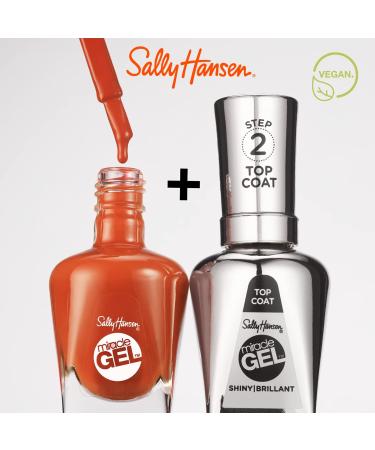Sally Hansen Miracle Gel Nail Polish A Hot Minute 0.5 fl oz - Long-lasting Gel Finish (Pack of 1) - Buy Online on GoSupps.com