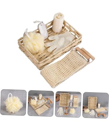 Healeved 2 Sets Bath Flower and Skincare Set for Women - Skin Cleaning Scrubbers, Foot Scrubbing Tool, and Body Clean Tool - 2pcs 30x20cmx2pcs - Buy Online on GoSupps.com